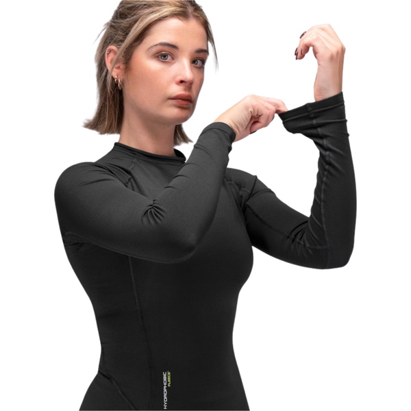 2026 Zhik Womens Hydrophobic Fleece Top DTP-420-W-BLK - Black